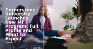 Cornerstone University Launches New MFT Program: Full Profile and What to Expect