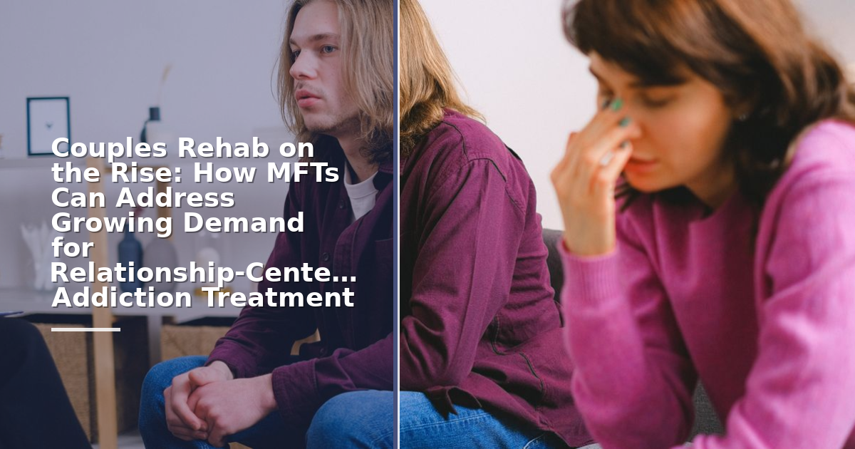 Couples Rehab on the Rise: How MFTs Can Address Growing Demand for Relationship-Centered Addiction Treatment