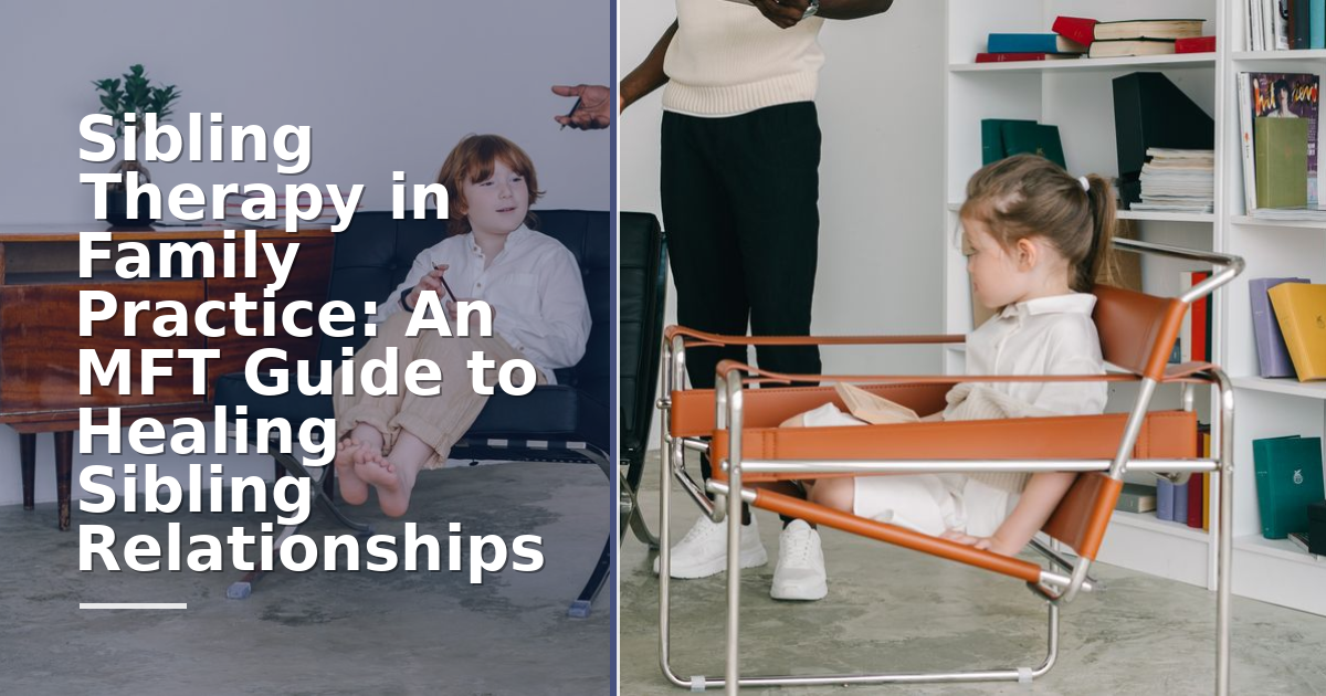 Sibling Therapy in Family Practice: An MFT Guide to Healing Sibling Relationships