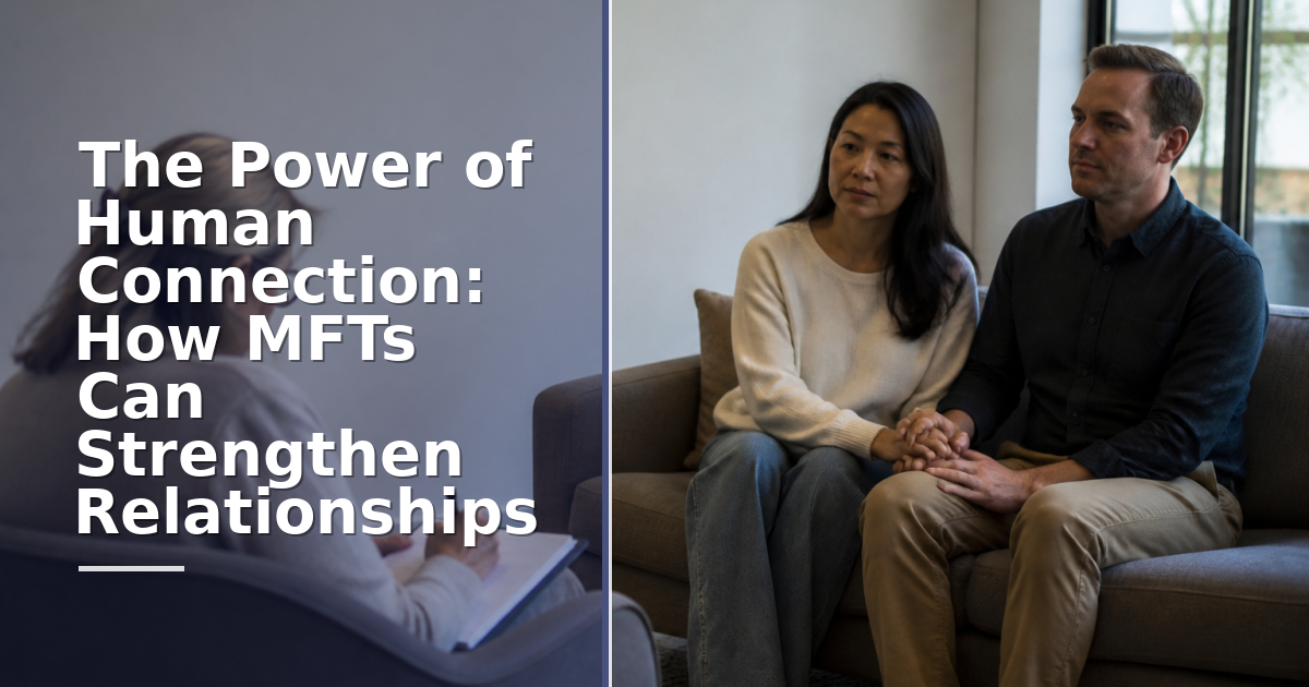 The Power of Human Connection: How MFTs Can Strengthen Relationships