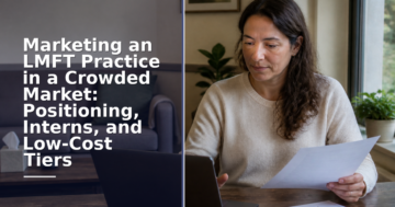 LMFT Practice Marketing: Positioning, Interns & Pricing