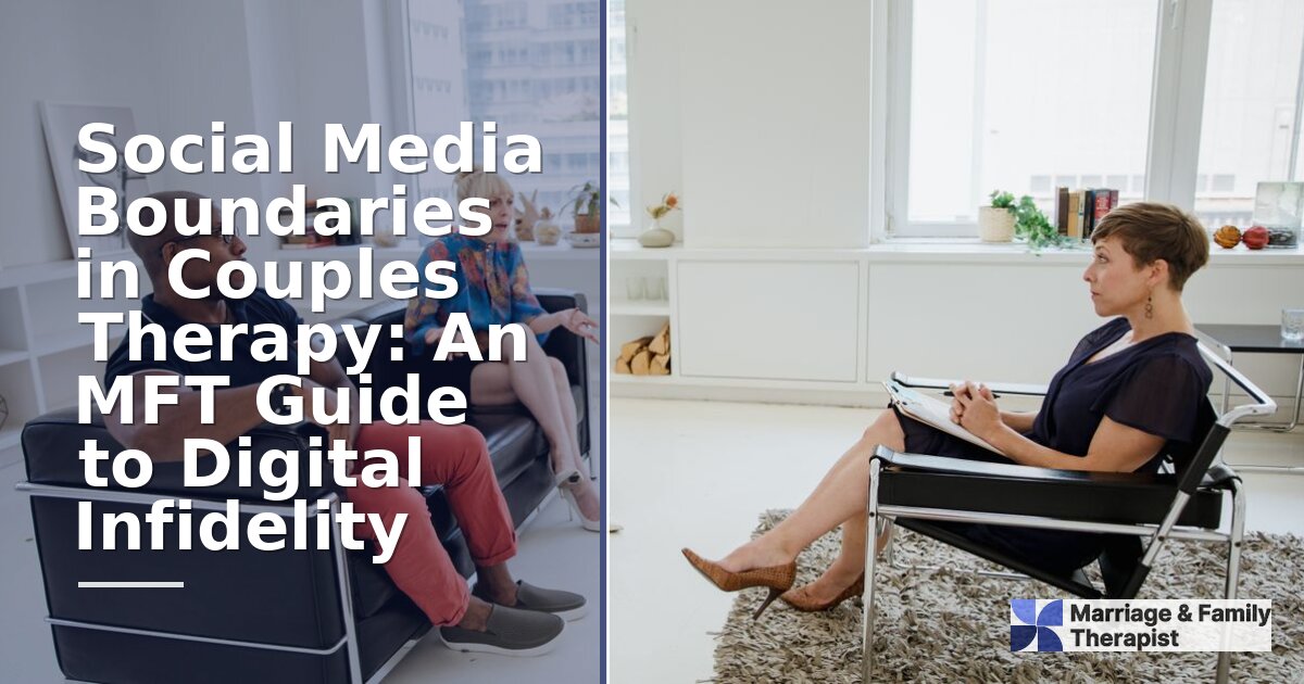 Social Media Boundaries in Couples Therapy: MFT Guide
