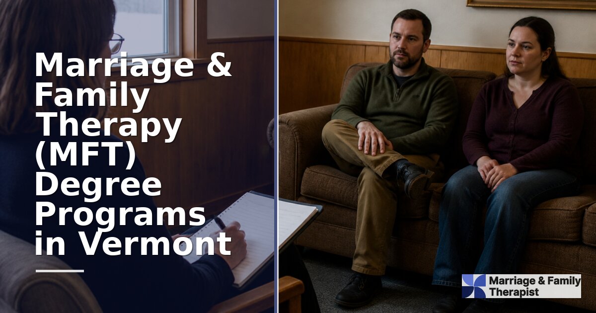 Marriage and Family Therapy Schools in Vermont: A Guide