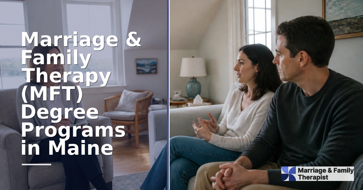Marriage and Family Therapy Schools in Maine: How to Choose