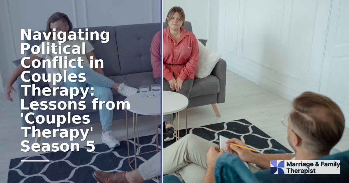 Political Conflict in Couples Therapy: Season 5 Lessons