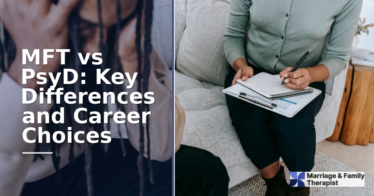MFT vs PsyD: Key Differences & Career Paths Compared