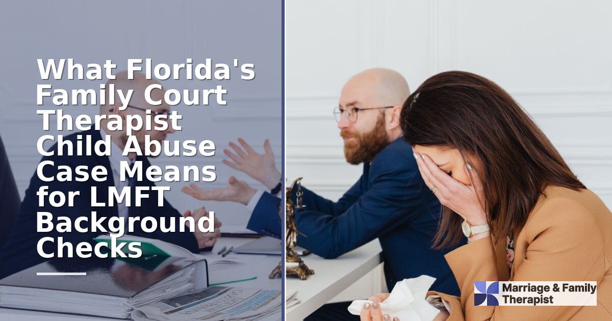 Florida LMFT Background Check: Withheld Adjudication Rules