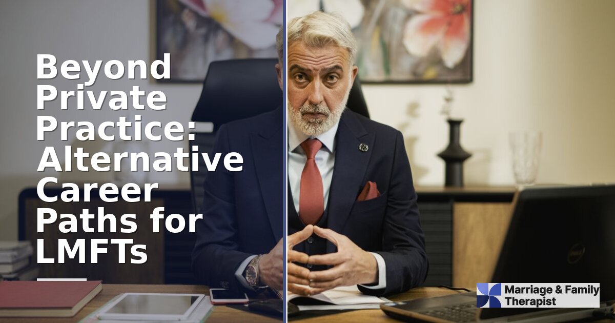 Alternative Career Paths for LMFTs: Beyond Private Practice