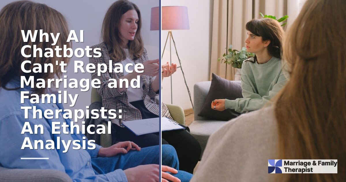 Why AI Chatbots Can’t Replace Marriage and Family Therapists
