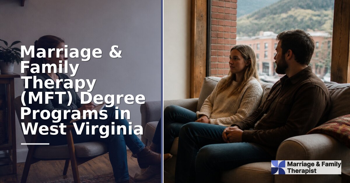 Marriage & Family Therapy Schools in West Virginia: A Guide